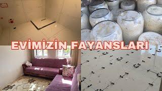 FAYANSLAR YAPILIYORKAYNANAMDA TARHANA YAPTIKHALILARI YIKAMAYA VERDİM