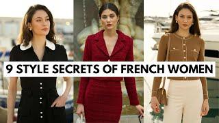 9 Style Secrets of French Women | How to Dress like a French Woman