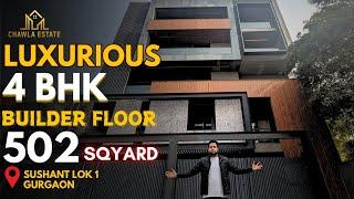 Steal Deal Alert! 502 Sqyrd Builder Floor in the Heart of Sushant Lok 1, Gurgaon 