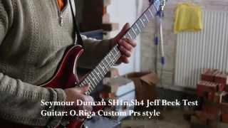 Seymour Duncan SH1, SH4 Jeff Beck  pickup's test