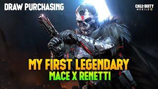 Buying My First Legendary Character Mace Final Guard & Renetti Cod Mobile Forged Steel Draw | CODM