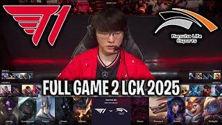 ZEUS REVENGE ON T1! - T1 vs HLE GAME 2 LCK SPRING 2025 W9D1 | T1 vs HANWHA LIFE G2 LCK 2025