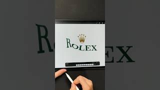 Best Rolex Animation  took me 12h to make. #logoanimation #rolex #procreate