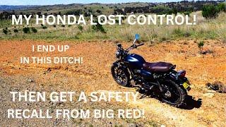 Honda Issues - Factory Recall!