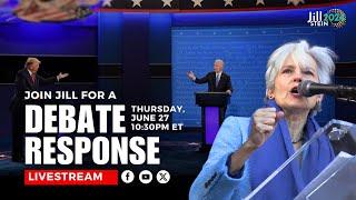 Jill Stein LIVE: Debate Response