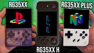 Every RG35XX Handheld COMPARED! - ANBERNIC RG35XX vs RG35XX Plus vs RG35XX H