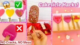 THESE HACKS ARE *GAME-CHANGING* FOR CAKESICLES | No-Fail Way to make Perfect Cakesicles