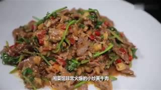 【中国湖南菜】—湘菜——湘菜非常火爆的小炒黄牛肉为什么那么好吃 ！