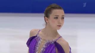 Камила Валиева. Короткая программа. Чемпионат Европы  2022 Camila Valieva. S program. European  2022