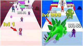 MAX LEVEL in Dino Evolution Run Game!