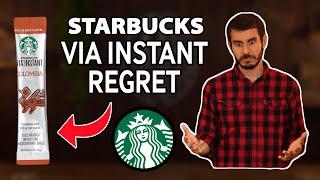 Starbucks Via Instant Regret | Reviewing Starbucks Via Instant Pike Place Roast Coffee