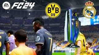 Borussia Dortmund vs Real Madrid | Wembley Stadium | 2024 UEFA Champions League | EA FC 24