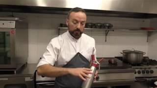 Red Mullet Signature dish plating at 1 star Michelin Restaurant Pedro Lemos in Porto, Portugal