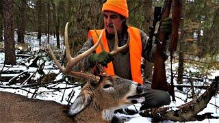 DEER HUNTING PENNSYLVANIA RIFLE SEASON 2021 - 4 BUCKS DOWN on Opening Day - Dad's Big 8 Point Buck!