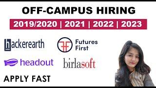 Off Campus Hiring || Batch - 2019 2020 2021 2022 2023 || MUST WATCH