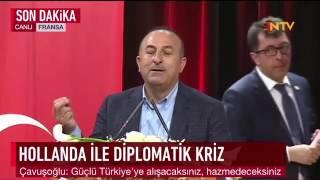 Dışişleri Bakanı Çavuşoğlu'ndan "Sen ne lalesisin bilmiyorum !!"