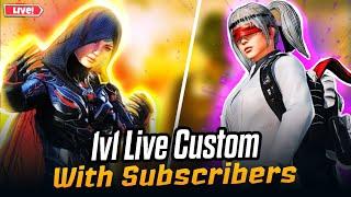 BGMI 1V1 LIVE CUSTOM WITH SUBSCRIBERS #shorts#bgmi#bgmishorts#pubgmobile