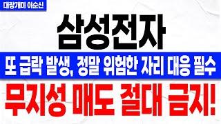 [삼성전자 주가 전망]*속보* 미국의 반도체 지수 폭락이 원인? 절대 아닙니다! 주주분들 오늘 하락의 정확한 원인 모르면 결국 또 당합니다! 명확한 대응 꼭 확인하셔야 합니다!
