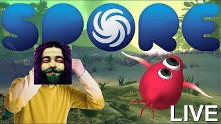 I'm Going to Beat Spore Without Ever Evolving - LIVE