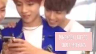 Jungkook Likes To Touch Taehyung