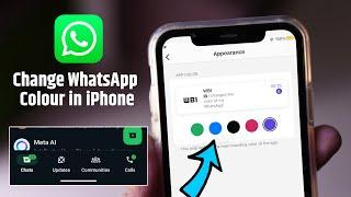 WhatsApp Green Color Change | How to Change WhatsApp Colour in iPhone