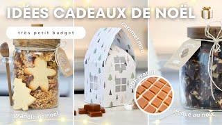 6 IDÉES CADEAUX DE NOËL (petit budget)   | DIY