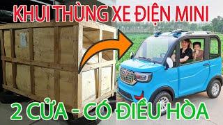 Đập Thùng Xe Điện Mini 2 Cửa Có Điều Hòa, Sưởi, Cửa Sổ Trời