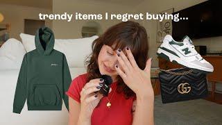 trendy items I regret buying... learn from my mistakes!