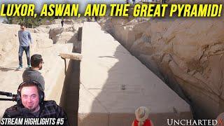 Luxor, Aswan, and the Great Pyramid! Stream Highlights #5! #egypt #pyramid #megalithic