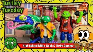 High School Mike, Raph and Turbo Cammy Figures!