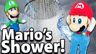 Crazy Mario Bros: ¡La Ducha de Mario!