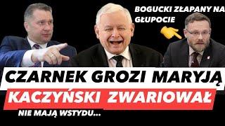 CZARNEK WRZESZCZY O MARYI – KACZYŃSKI BEZ WSTYDUBOGUCKI ZŁAPANY NA GŁUPOCIE I PREZES DRWI Z WYBORÓW