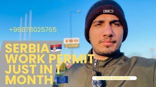 Serbia  work permit in 1 month vacancy available #serbia #workpermit