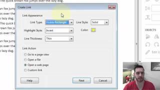 How to Make a Hyperlink in a PDF File