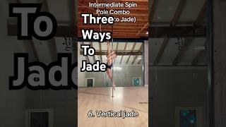 Intermediate Spin Pole Combo | 3 ways to Jade Split #poledance #polesport #poleflow