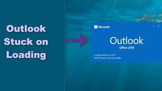 Fix Outlook Not Opening | Stuck on loading screen in Windows 10. #windows10 #outlook