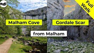 Malham Cove, Gordale Scar and Janet's Foss walk from Malham (Full Walk)