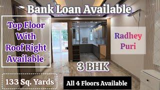 New 3Bhk Floor for Sale in Radhey Puri, Krishna Nagar, Delhi || 3 BHK luxury flats in delhi ||