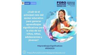 Foro Educativo Nacional - Sala 1 (9 de octubre)