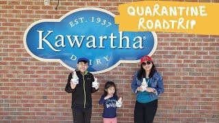 Road Trip to Kawartha Dairy Ice Cream Factory in 4k | Quarantine Vlog