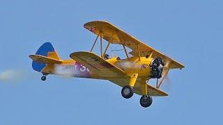 1942 Stearman vintage biplane display by Georg Raab