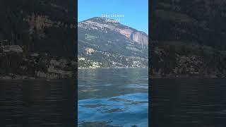 Lake Lucerne in Weggis Switzerland #lakes #lucerne #weggis #boat #boatrides #europe #switzerland