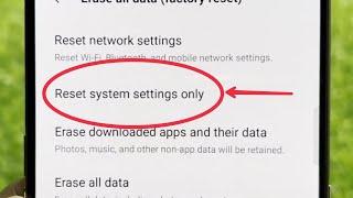 How To Reset system settings only in Realme || Oppo Phone