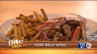 How to make Pork Belly Gyro by Nude Pita in Miami Beach