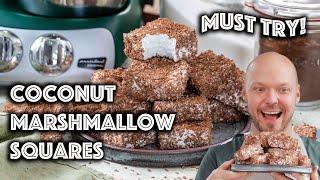 Coconut Marshmallow Squares - Kokosmums