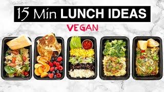 QUICK VEGAN LUNCH IDEAS (easy + realistic!)