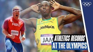  Legendary Performances  EVERY Athletics Men's Olympic Record!