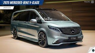 2025 Mercedes Benz V-Class Unveiled - the comfort and luxury expected from a minivan!