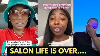 Broke And Back To 9-5: Why Hairstylists Are Leaving The Salon Life!