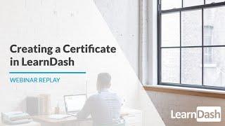 Creating a LearnDash Certificate